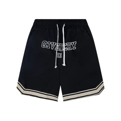 Givenchy Shorts replika super klon Svart Vit Siden Bomull Logotyp