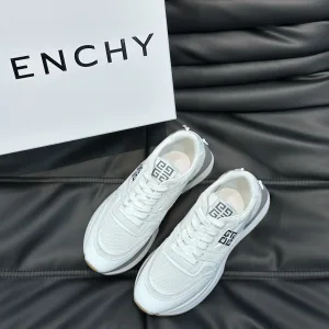 Givenchy Sneakers Replik Luxus Kalbsleder Logo Casual 3D Höhe Leicht