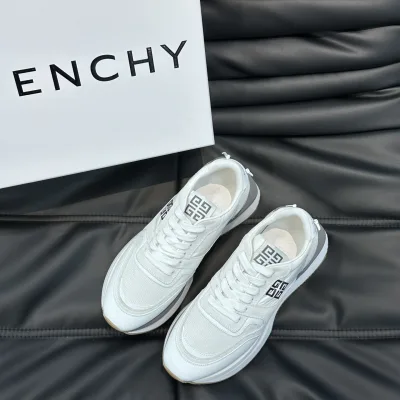 Givenchy Sneakers Replik Luxus Kalbsleder Logo Casual 3D Höhe Leicht
