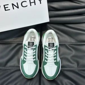 Givenchy Sneakers Replik Luxus Kalbsleder Logo Casual Höhe Leicht Dick