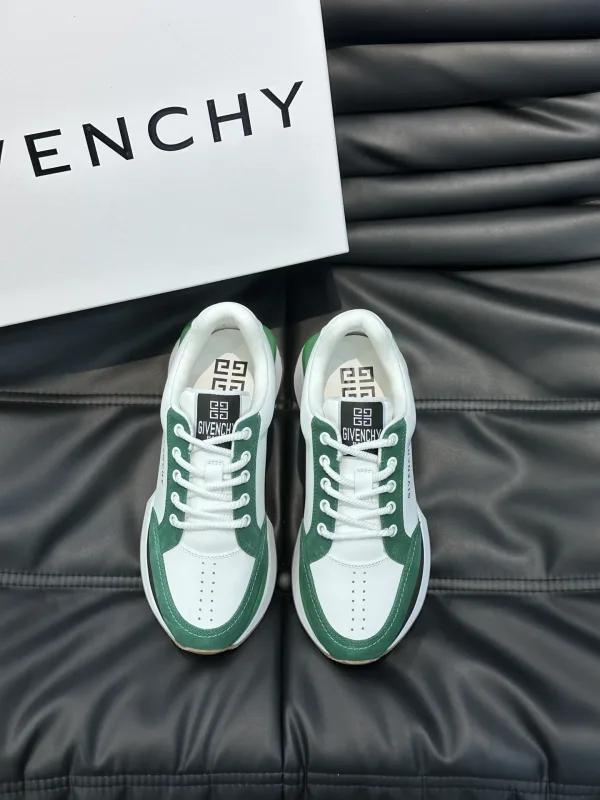 Givenchy Sneakers Replik Luxus Kalbsleder Logo Casual Höhe Leicht Dick