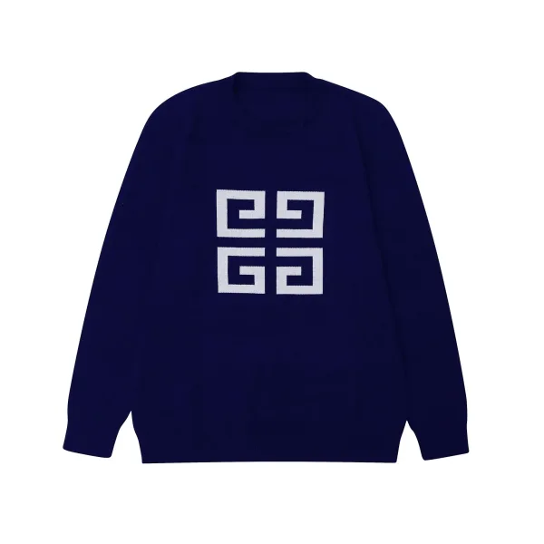 Givenchy Sweater replica super clone Blue Is Three It Ss
