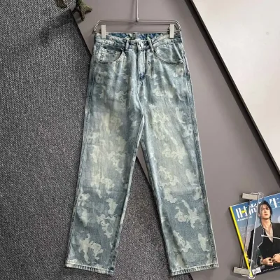 Givenchy Byxor replika lyx Denim Bomull Par Everyday Wear År