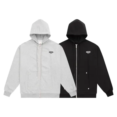 Goodbrand Jacka replika super klon Svart Grå Broderad Geometric Drop