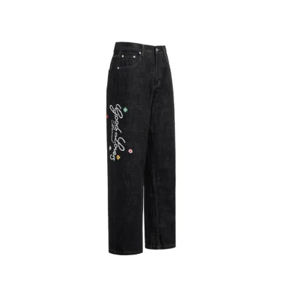 Goodbrand Jeans replica 1:1 Black Vintage Ss Goodloves Floral Selvedge