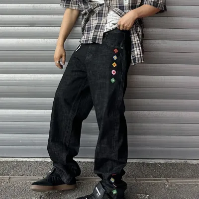Goodbrand Jeans replica luxury Black Vintage Model Image Ss Goodloves