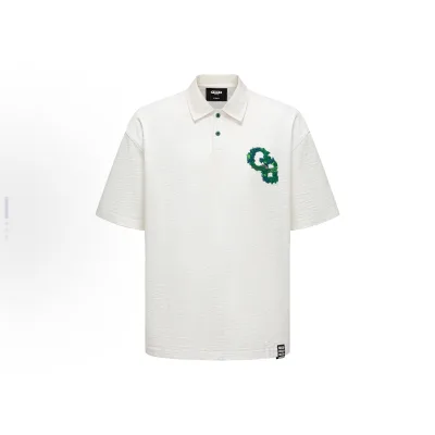 Goodbrand kortärmad replika superklon Vit Brun Färgglad blommig