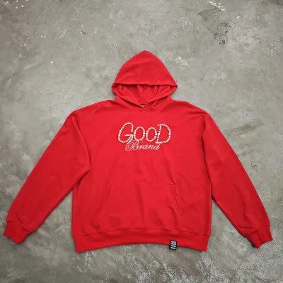 Goodbrand Sweatshirt replica 1:1 Red Pearl Year Ljus lyx Slut