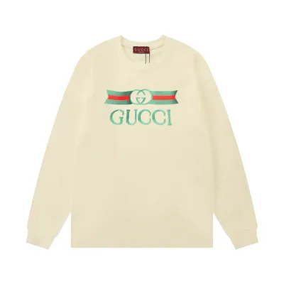 Gucci l?£¤ng?¡èrmad replika lyxig bomull broderad logotyp Double Tag