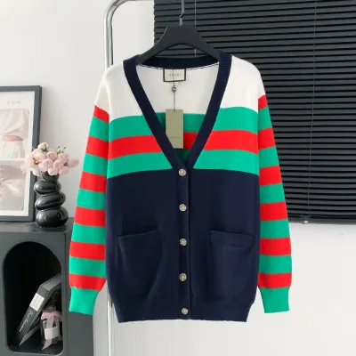 Gucci Shirt replica lyx Stickad logotyp Tyg Any Fit Senaste