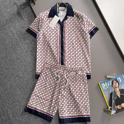 Gucci kostym replika lyx bomull Polyester logotyp All Is Summer