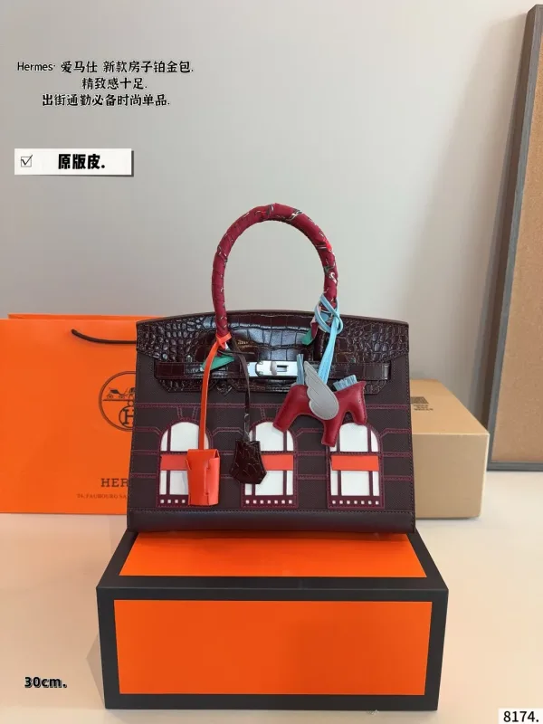 Herm Hermes Damskjorta replica lyx Retro Chic Bag Kommer