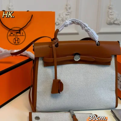 Hermes Umhängetasche Replik Luxus Silber Schwarz Leder Es Perfekt