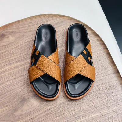 Hermes Slippers Replik im Luxusstil