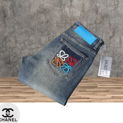 Loewe Jeans replika super klon Bomull Denim Casual Re Lyxig