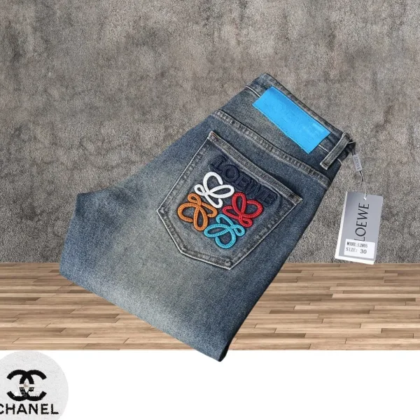Loewe Jeans replika super klon Bomull Denim Casual Re Lyxig