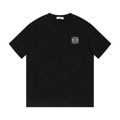 Loewe Short Sleeve replica super clone 1:1 White Black Cotton