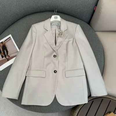 Loewe Dambyxor replica super clone Wool Back Look Slit