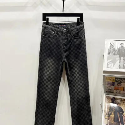 Louis Vuitton Jeans replica lyx Denim Logo Ankomst Lv Hottest