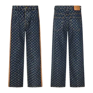 Louis Vuitton Jeans replica super clone 1:1 Blue Cotton Denim