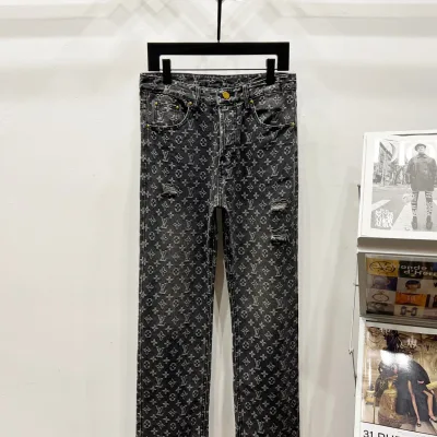 Louis Vuitton Jeans replika super clone Denim Logo All In