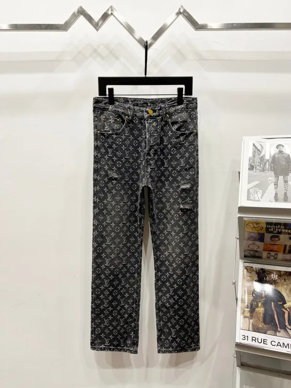 Louis Vuitton Jeans replika super clone Denim Logo All In