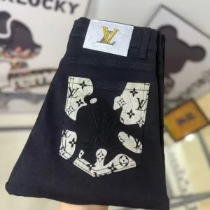 Louis Vuitton Jeans replika super klon Oc Lv Slim Fit