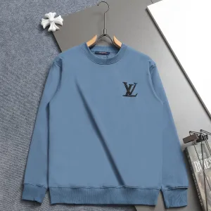Louis Vuitton Skjorta replika super klon Svart Rosa bomullslogotyp
