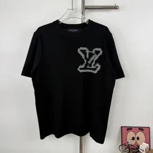 Louis Vuitton kortärmad replika 1:1 ärmskjorta Brick Knitted
