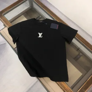 Louis Vuitton kortärmad replika superklon lyx Svart Vit