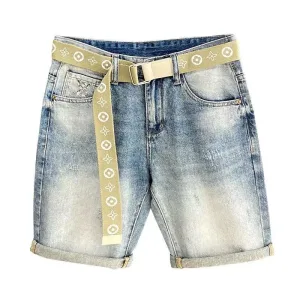 Louis Vuitton Shorts replica 1:1 Denim Washed These Oc Hot