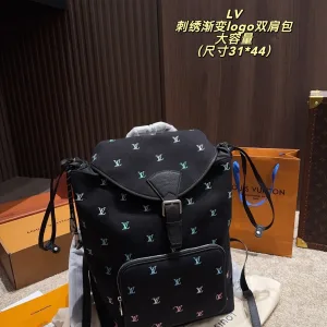 Louis Vuitton Kvinnor Kostym replika lyx Broderad Gradient Ryggsäck Perfekt