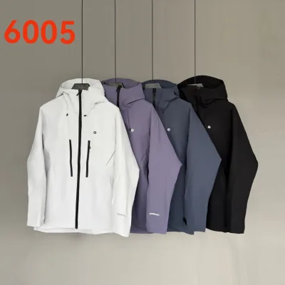 Lululemon Jacka replica lyx Svart Blå Resistant Xl Tyg Hardshell