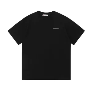 Lululemon Short Sleeves replica luxury 1:1 Black Cotton Logo 3d