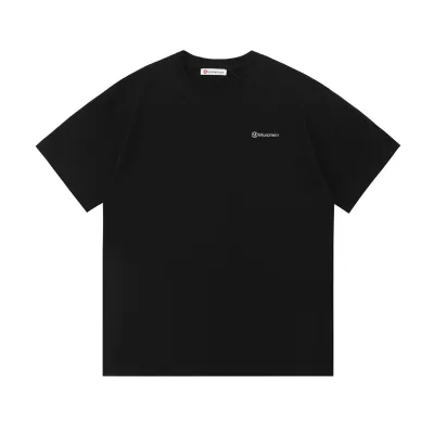 Lululemon Short Sleeves replica luxury 1:1 Black Cotton Logo 3d