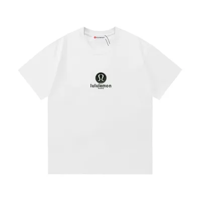 Lululemon Kort?¡èrmad replika superklon Vit Polyester Bomull Broderad