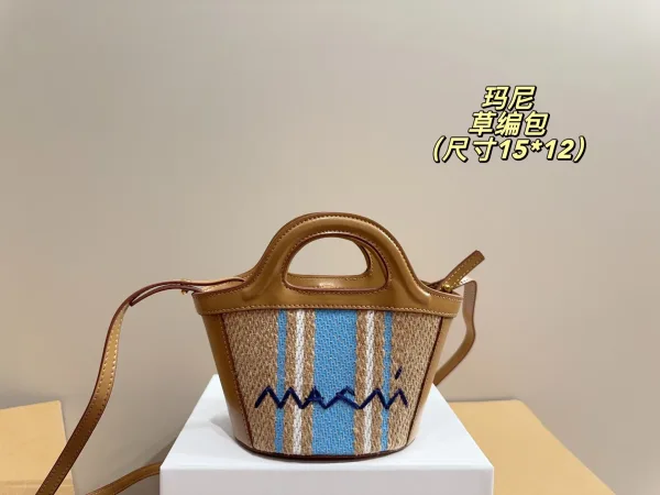 Mani Strohtasche Replik 1:1 Matching Box Trend ist zurück