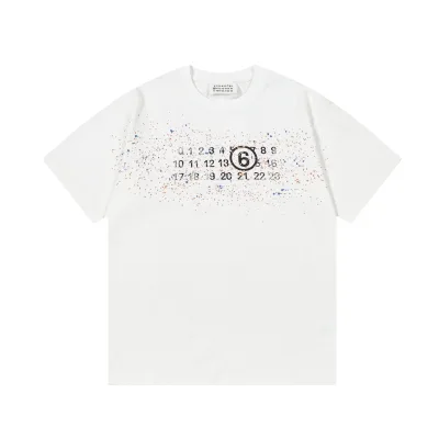 Margiela Short Sleeves replica luxury 1:1 White Vintage Washed 80s