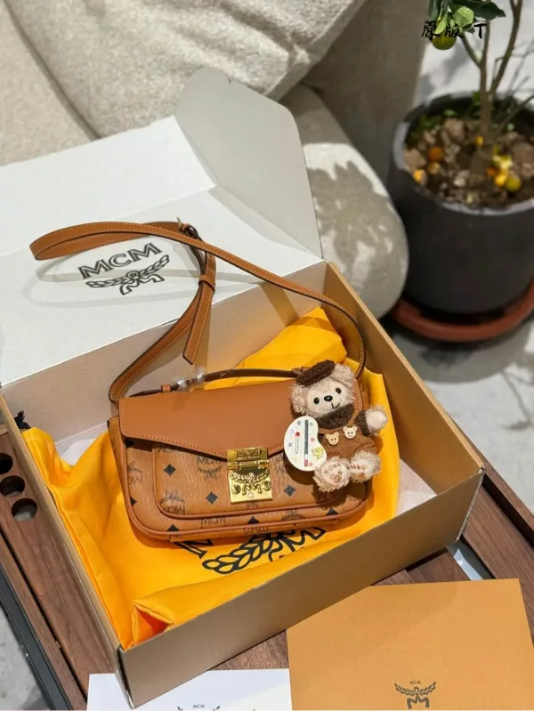 Mcm Umhängetasche Replik 1:1 Rindsleder Classic Crossbody Charm Empfehlung