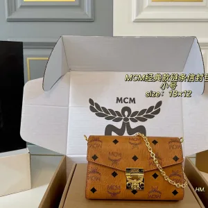 Mcm Umhängetasche Replik Luxus Classic Small Airplane Box Size