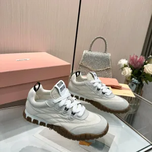 Miu Sneakers Replik 1:1 Canvas Wildleder Vintage Casual Modern 5cm
