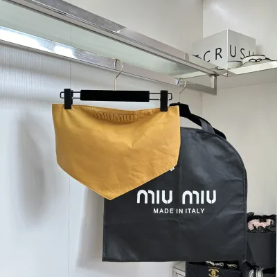 Miu Kvinnor Skinnjacka replika lyx Fårskinn Af Senaste Bandeau