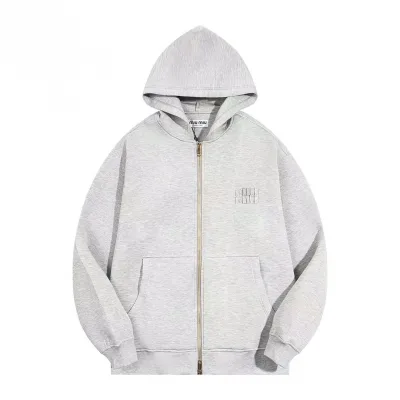 Miumiu Coat replica luxury Grey Look Is It Sweatshirt Air