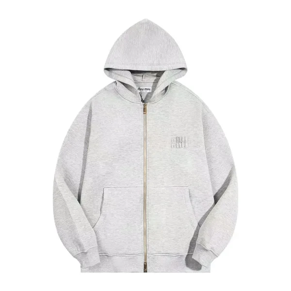 Miumiu Coat replica luxury Grey Look Is It Sweatshirt Air