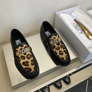 Moschino Lederschuhe Replik 1:1 Super Klon Kalbsleder Casual Original