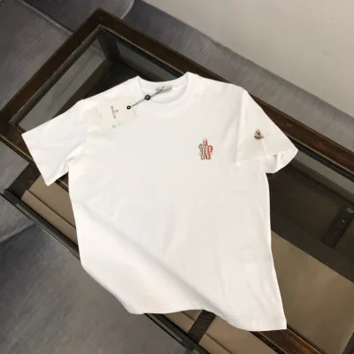 Mute Monogram Kortärmad Skjorta replika lyx Svart Vit Broderad