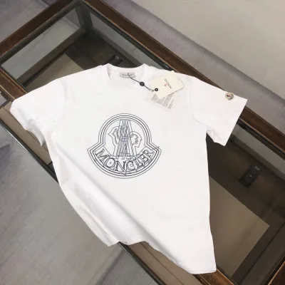 Mute Monogram Kortärmad Skjorta replika lyx Svart Vit Logotyp