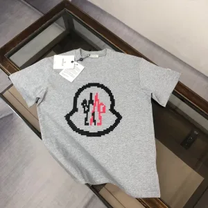 Mute Monogram Kortärmad Skjorta replika super clone Svart Vit