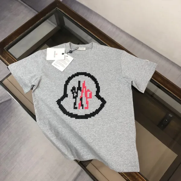 Mute Monogram Kortärmad Skjorta replika super clone Svart Vit