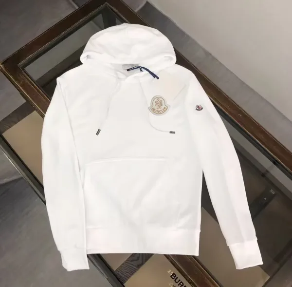 Mute Monogram Sweatshirt replica lyx Svart Vit Bomull tvättad Snygg